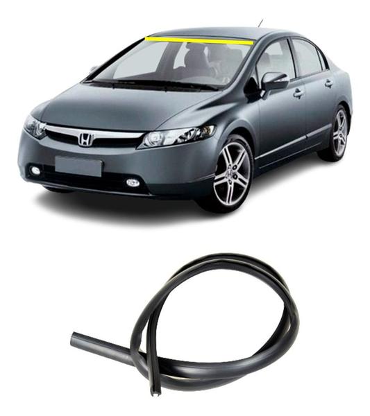 Borracha Moldura Superior Parabrisa Honda Civic 2007 A 2011 - Disk Bor Imagem de Borracha Moldura Superior Parabrisa Honda Civic 2007 A 2011