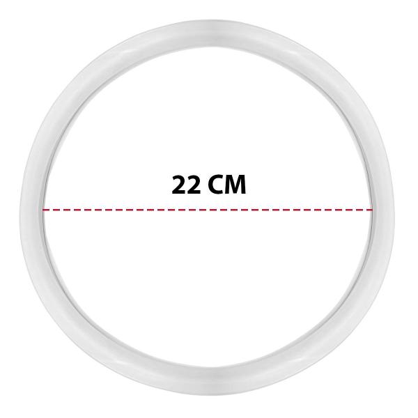 Borracha Panela de Pressão Clock Silicone Transparente 6 Lts Imagem de Borracha Panela de Pressão Clock Silicone Transparente 6 Lts