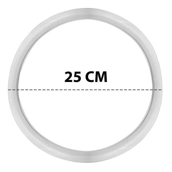 Borracha Panela de Pressão Clock Silicone Transparente 6 Lts Imagem de Borracha Panela de Pressão Clock Silicone Transparente 6 Lts