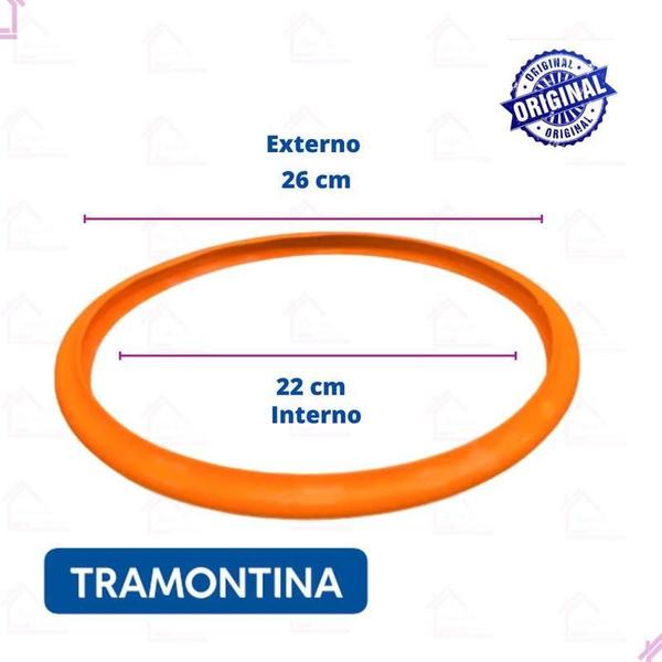 Imagem de Borracha  Panela De Pressão Tramontina Solar Antiga