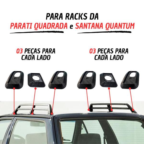 Imagem de  Borracha Vedação Rack da Parati Quadrada e Santana Quantum