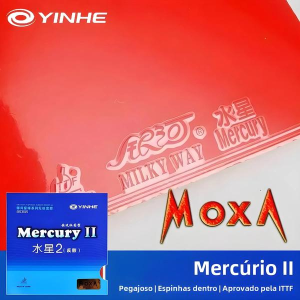 Imagem de Borracha Yinhe Mercury II para Tênis de Mesa - Espinhas-In, Ataque Rápido com Loop