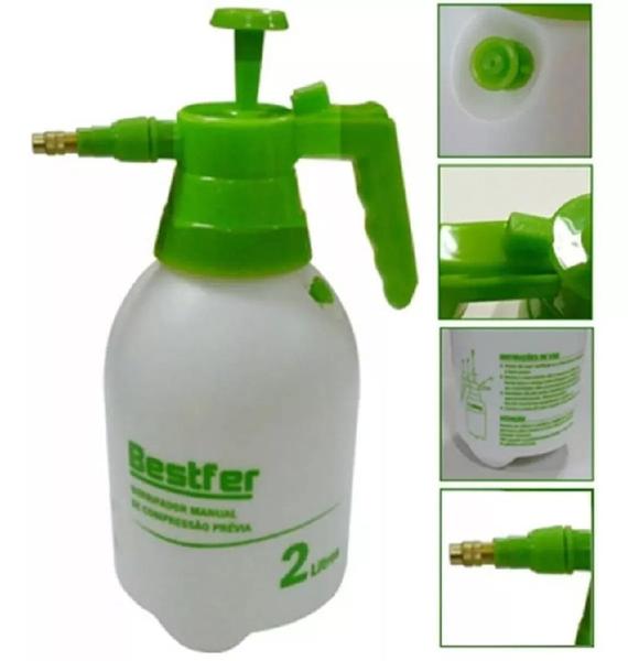 Imagem de Borrifador Manual Compressão Prévia 2L Jardim Pulverizador