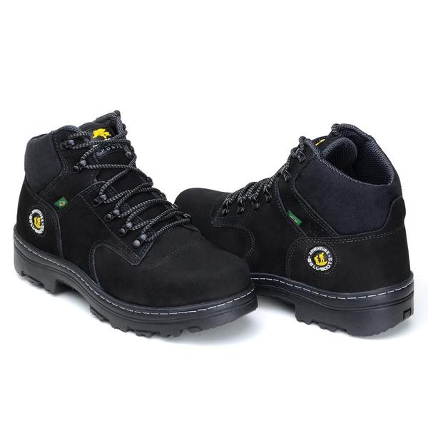 Imagem de Bota Adventure Masculina Couro Cadarço Trekking Dia a Dia