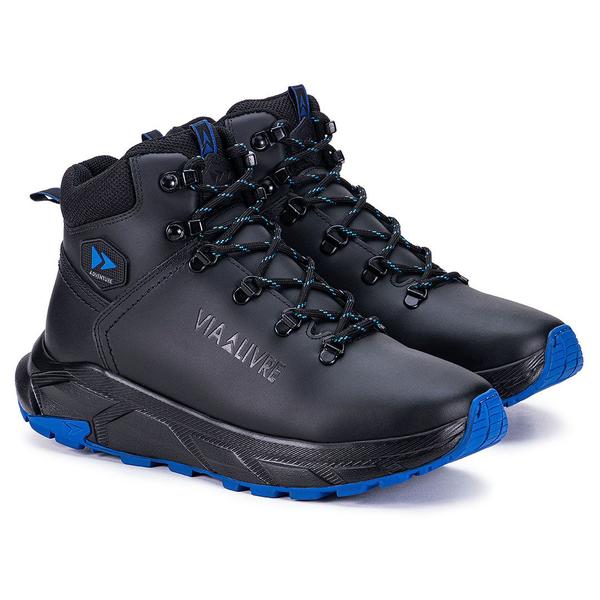 Imagem de Bota Adventure Masculina Couro Legitimo Confortavel Resistente Trekking e Montanhismo Lançamento