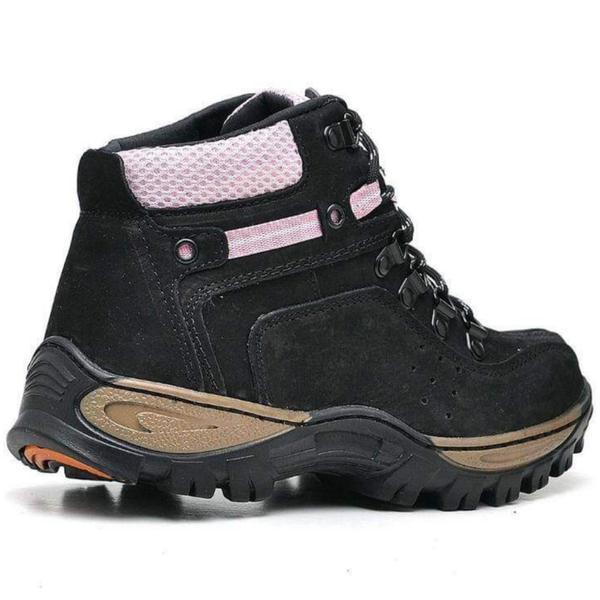 Imagem de Bota Adventure Trilha Feminina Em Couro Com Palmilha de Gel