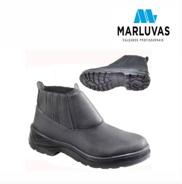 Imagem de Bota Botina Elastica Segurança Vulcaflex Marluvas 10vb48 Pvc