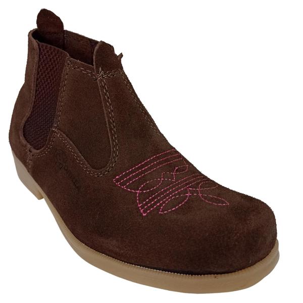 Bota Botina Feminina Country Cano Curto Bordada Bota Feminina