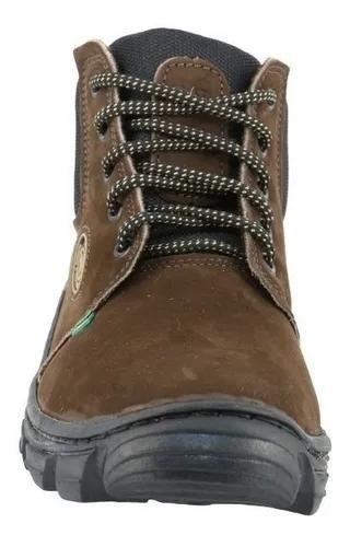 Imagem de Bota Botina Segurança Bico Pvc Ecosafety Nobuk Coffee 106