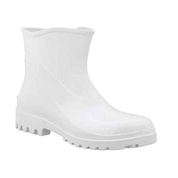 Imagem de Bota Bracol de PVC Branca 16cm N41 Cano Extra Curto/Com Forro CA37456