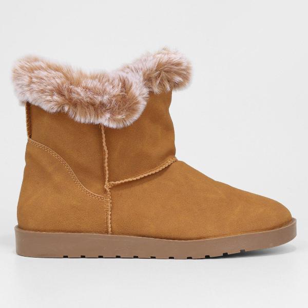 Bota Cano Curto Mooncity Pelo Feminino Bota Cano Curto Mooncity Pelo Feminino