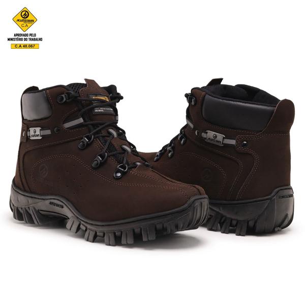 Imagem de Bota Coturno 2113 Segurança Com C.a Em Couro Master Boots