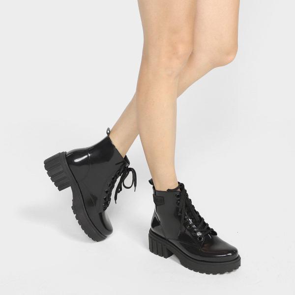 Bota Colcci Tratorada Feminina Bota Coturno Colcci Tratorada