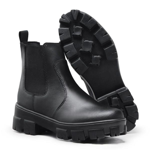 Bota Coturno Feminina Tratorada Tendência Blogueira Inverno Chasea - NERI FERREIRA Bota Coturno Feminina Tratorada Tendência Blogueira Inverno Chasea - NERI FERREIRA