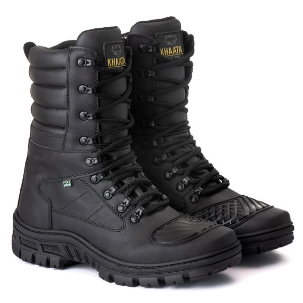 Coturno Militar Coturno Masculino Com Ziper Lateral BOTA COTURNO