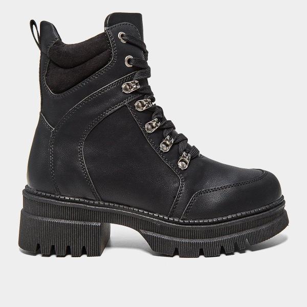Bota Coturno Mooncity Cano Médio Feminina Bota Coturno Mooncity Cano Médio Feminina