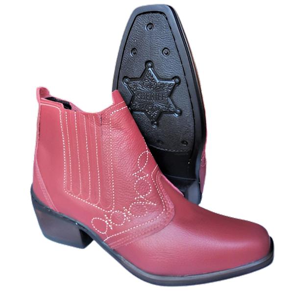Bota Country Masculina Feminina Unisex Botina Cowboy Vaquejada