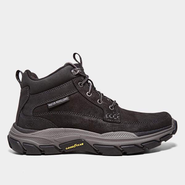 Imagem de Bota Couro Skechers Respected Boswell Masculina