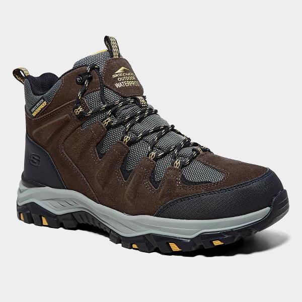 Imagem de Bota Couro Skechers Rickter Branson Masculina