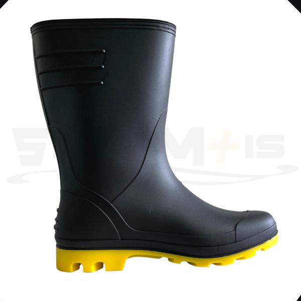 Imagem de Bota De Borracha Pvc Galocha Motoqueiro Chuva Vonder