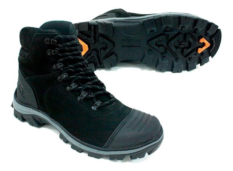 Imagem de Bota Denali 39 Preto Masculina Coturno Butina Guepardo