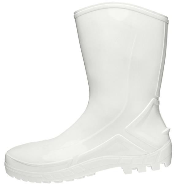 Imagem de Bota em PVC branca cano médio com forro - 110VFLEXF BR - Marluvas