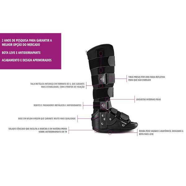 Imagem de Bota Imobilizadora Comfort Cano Curto Hidrolight G