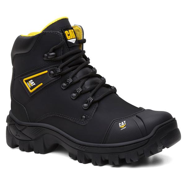 Imagem de Bota Masculina Cat Priime Segurança Em Couro Biqueira Em Pvc Com C.A