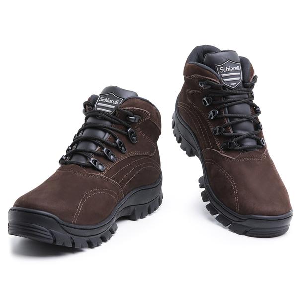 Imagem de Bota Masculina Segurança Em Couro Palmilha Em Gel Ref 970