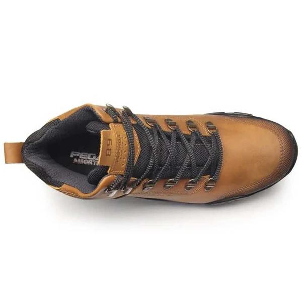 Imagem de Bota Masculina Trekking Couro Camel Pegada 150059-01