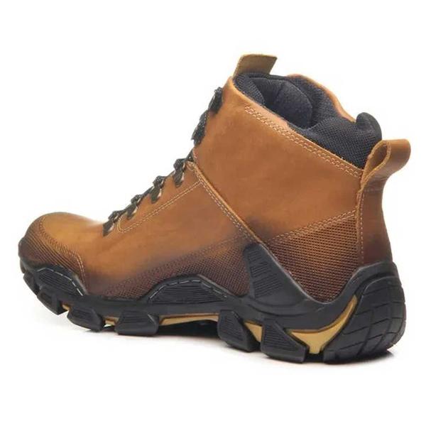 Imagem de Bota Masculina Trekking Couro Camel Pegada 150059-01