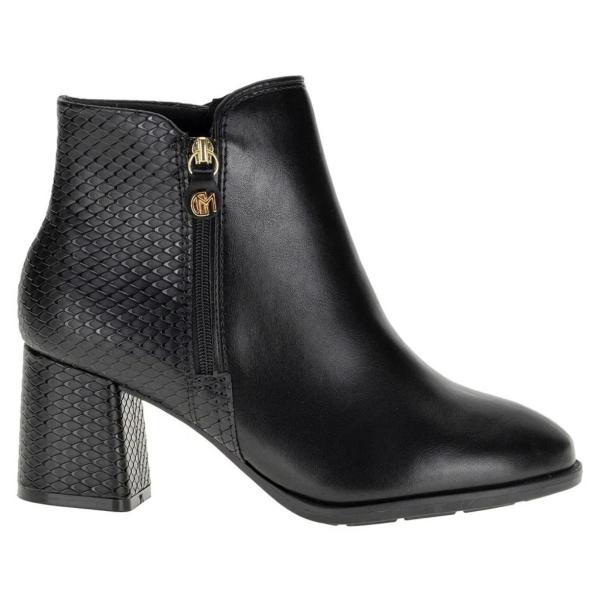 Bota Modare Casual Cano Baixo Salto Bloco Médio Feminina Preta Bota Modare Casual Cano Baixo Salto Bloco Médio Feminina Preta