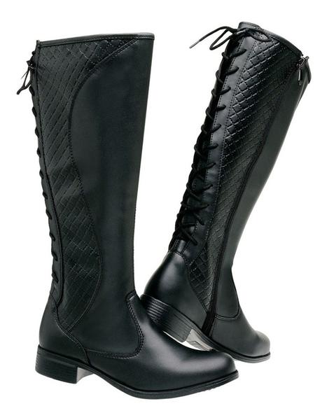 Bota Montaria Feminina Cano Longo Amarração Top - Lovely Footwear Bota Montaria Feminina Cano Longo Amarração Top - Lovely Footwear