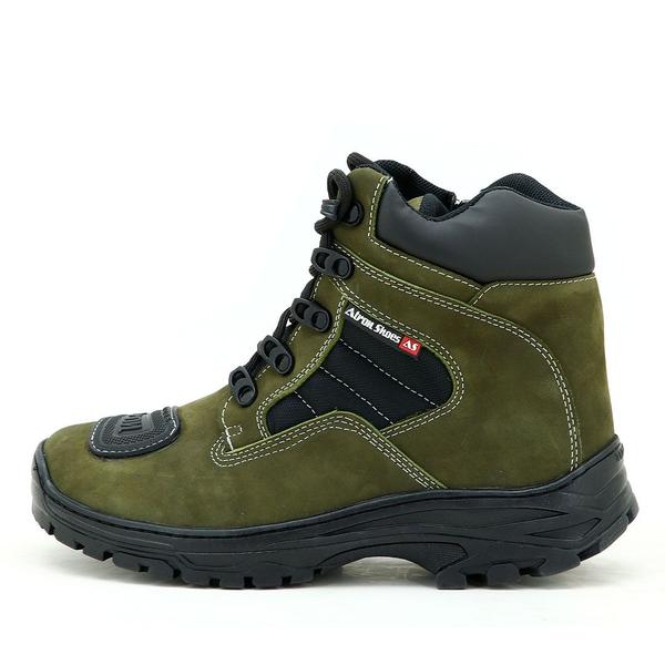 Imagem de Bota Motociclista e Adventure Atron Shoes - 245 - Verde Militar