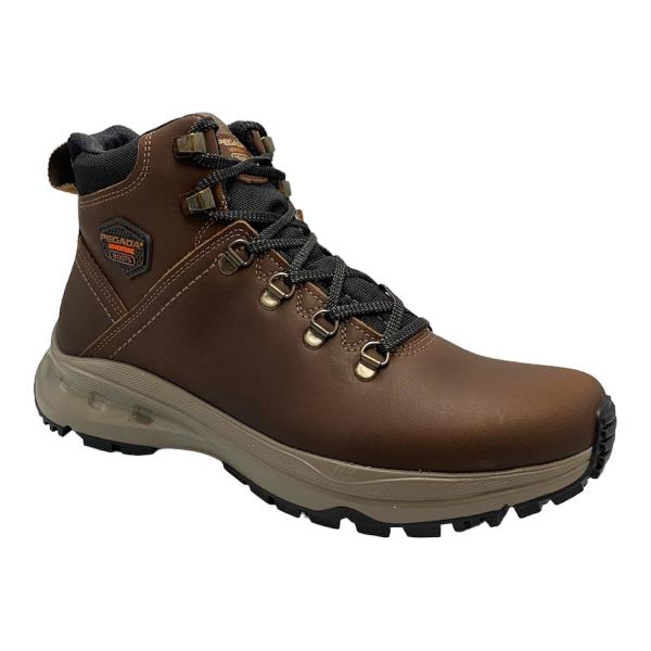 Imagem de Bota Pegada Masculina Trail Trekking Adventure Couro Marrom 150403 Original