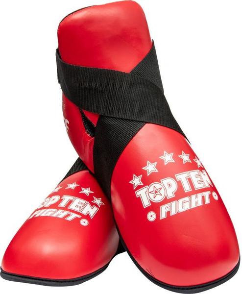 Imagem de Bota / protetor de pé para Kickboxing e Taekwondo SUPER FIGHT - Top Ten - Homologado WAKO e ITF