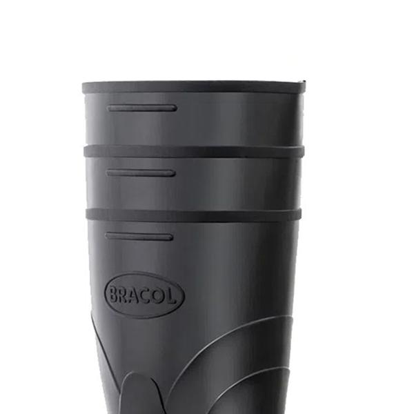 Bota Pvc Preta 35cm N43 Sem Bico Bracol Imagem de Bota Pvc Preta 35cm N43 Sem Bico Bracol