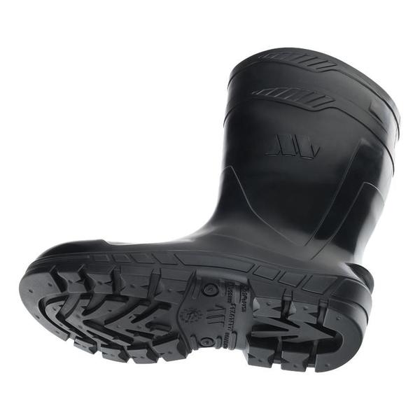 Bota pvc preta cano longo bico de aço aworkf - MARLUVAS Imagem de Bota pvc preta cano longo bico de aço aworkf