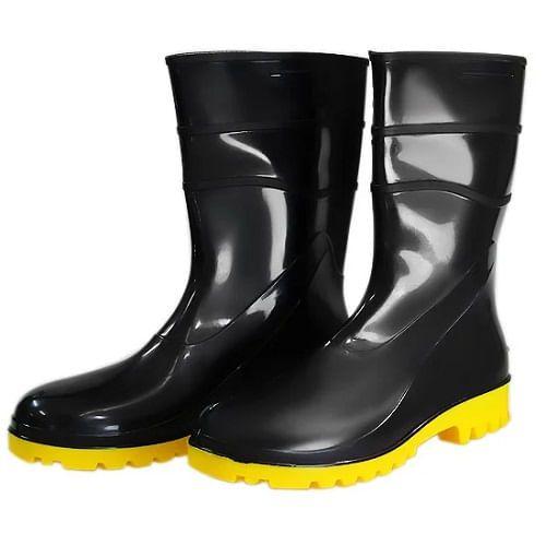 Imagem de Bota Pvc Preto/Amarelo Bracol 28cm N39 CA37456 Sem Forro