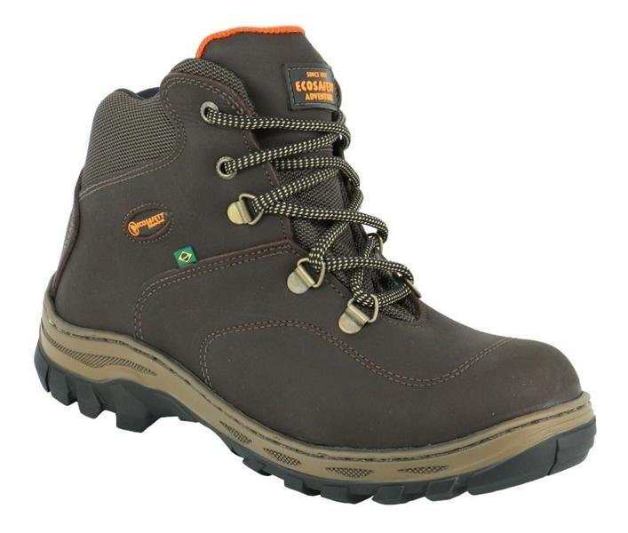 Imagem de Bota Segurança Ecosafety Bico De Pvc Confort 410 Café