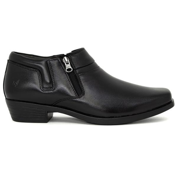 Bota Social Rafarillo Way Couro Legítimo Salto Carrapeta Bota
