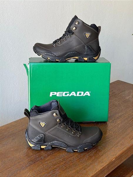 Imagem de Bota Trekking Pegada Em Couro Masculino Cor Cravo