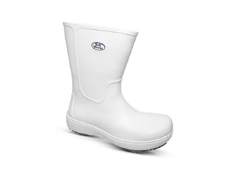 Imagem de Bota works acqua foot antiderrapante bb87 sb branca ca 42632