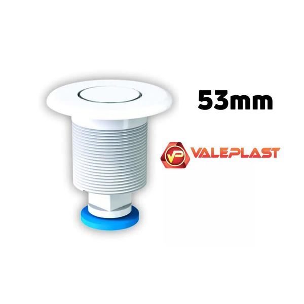 Imagem de Botão Acionamento Superior 53mm Branco Valeplast