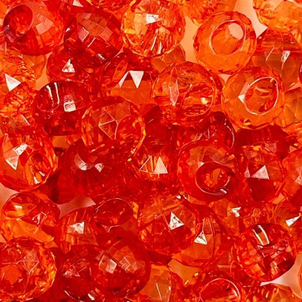 Botão Bola Facetada 12mm 100pçs Vermelho Transparente 100g - Macall Imagem de Botão Bola Facetada 12mm 100pçs Vermelho Transparente 100g