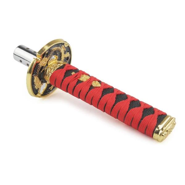 Imagem de Botão de Mudança de Espada Samurai Universal JDM 200mm/260mm com Adaptador