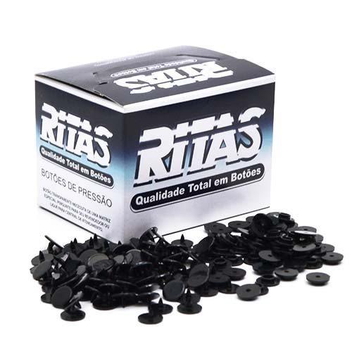 Botão de Pressão Redondo Plástico Ritas 10mm - 200 Unidades Imagem de Botão de Pressão Redondo Plástico Ritas 10mm - 200 Unidades