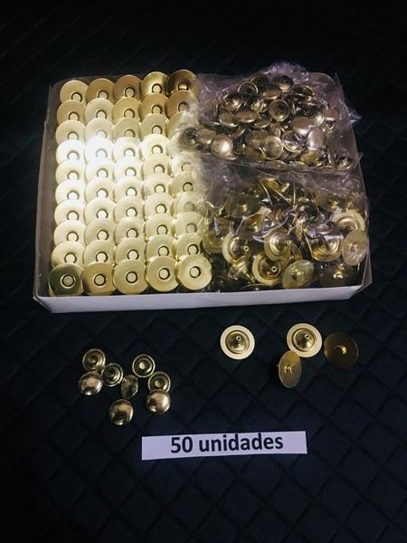 Imagem de Botão Imantado Nº 18 Com 1 Rebite Dourado