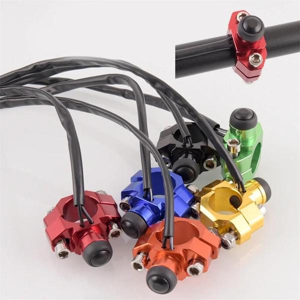 Imagem de Botão Interruptor de Parada Universal CNC para Motocicleta - KTM, Honda, Yamaha, YZF, CRF, EXC, XCF 125