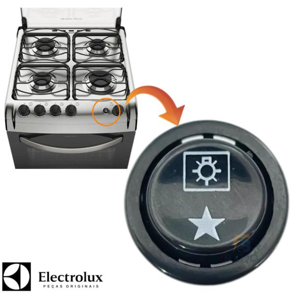 Imagem de Botão Interruptor do Acendedor Fogão Electrolux 64503012